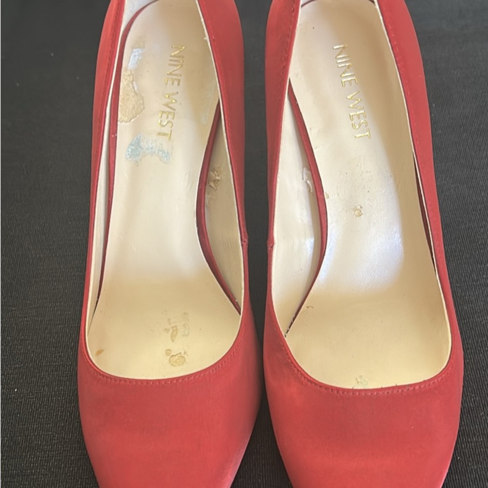 Nine West Bold Red Heels